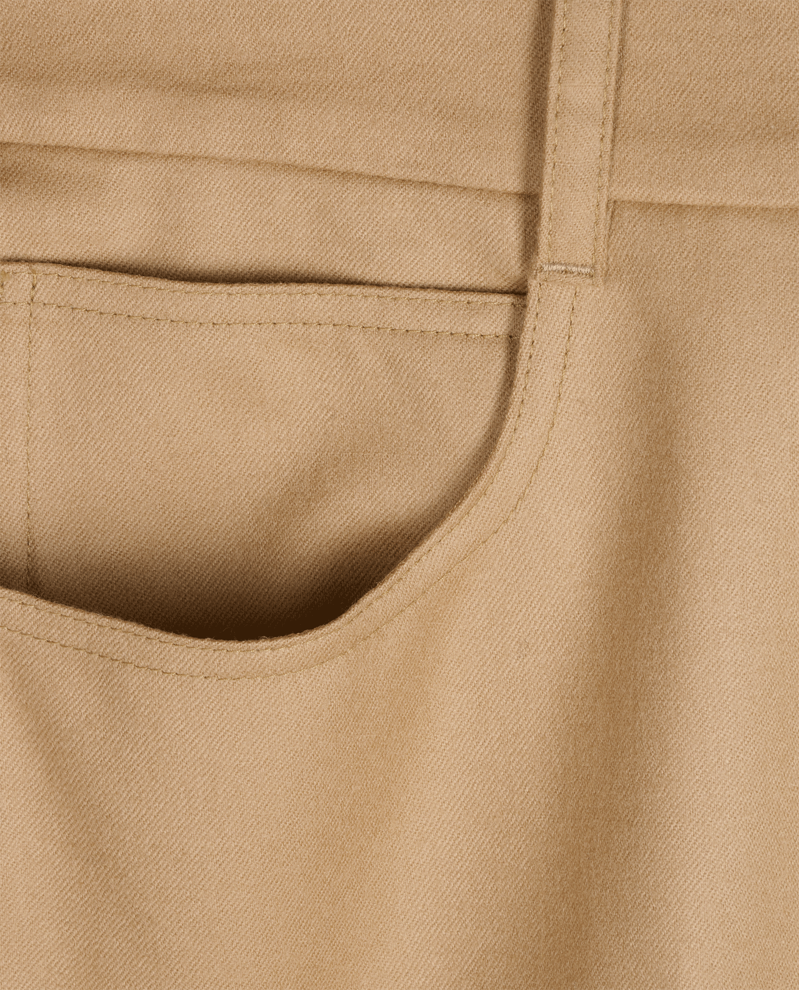 Stella McCartney Flared Trousers, &pound;120, Clothing, Beige, Wool, Other view