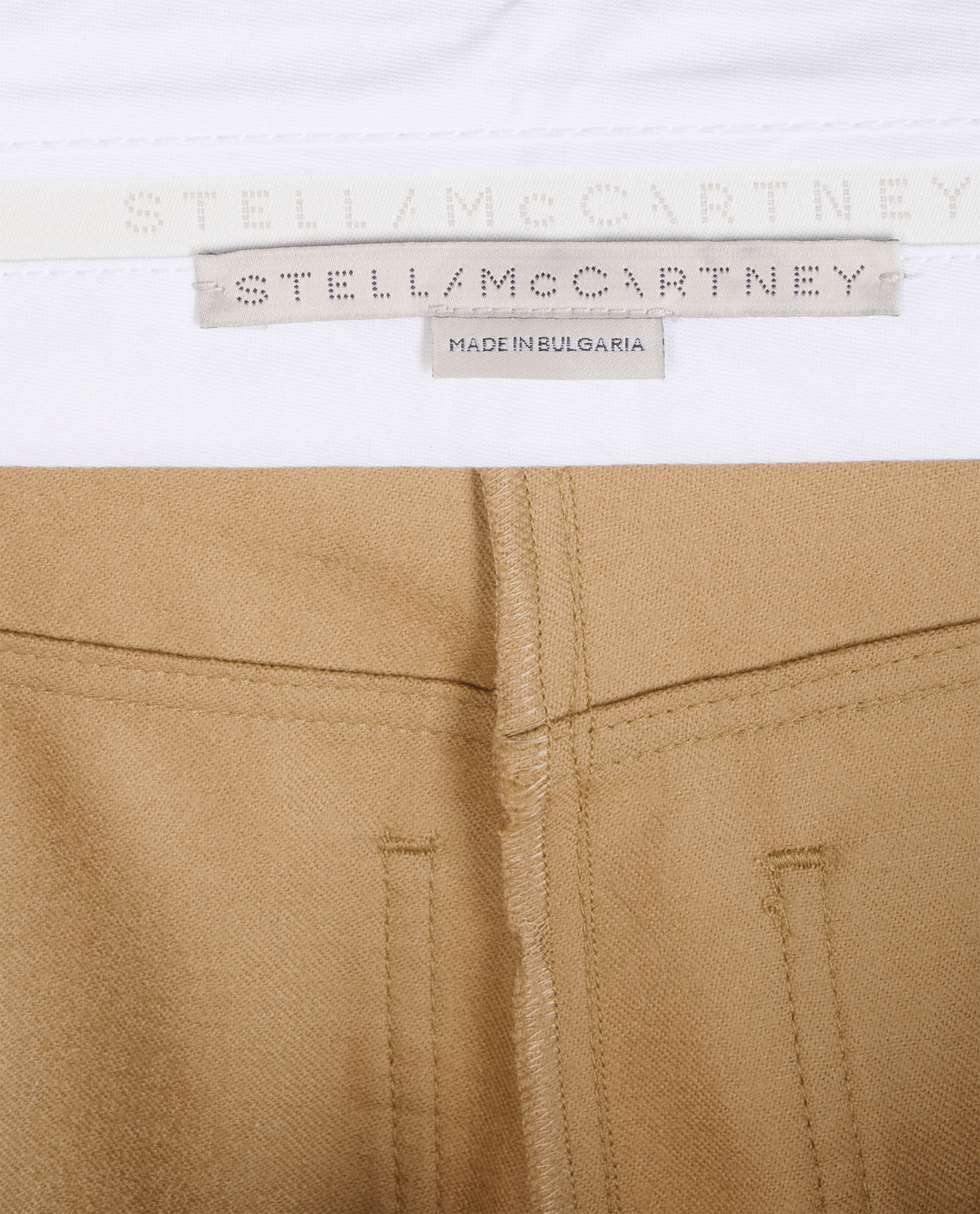 Stella McCartney Flared Trousers, &pound;120, Clothing, Beige, Wool, Other view
