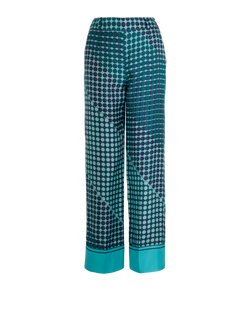 Loro Piana Polka Dot Trousers, Silk, Blue, UK6, 2*