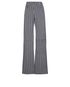 Alaia Patterned Wide Leg Trousers, &pound;350, Clothing, Black/White, Viscose, Back view