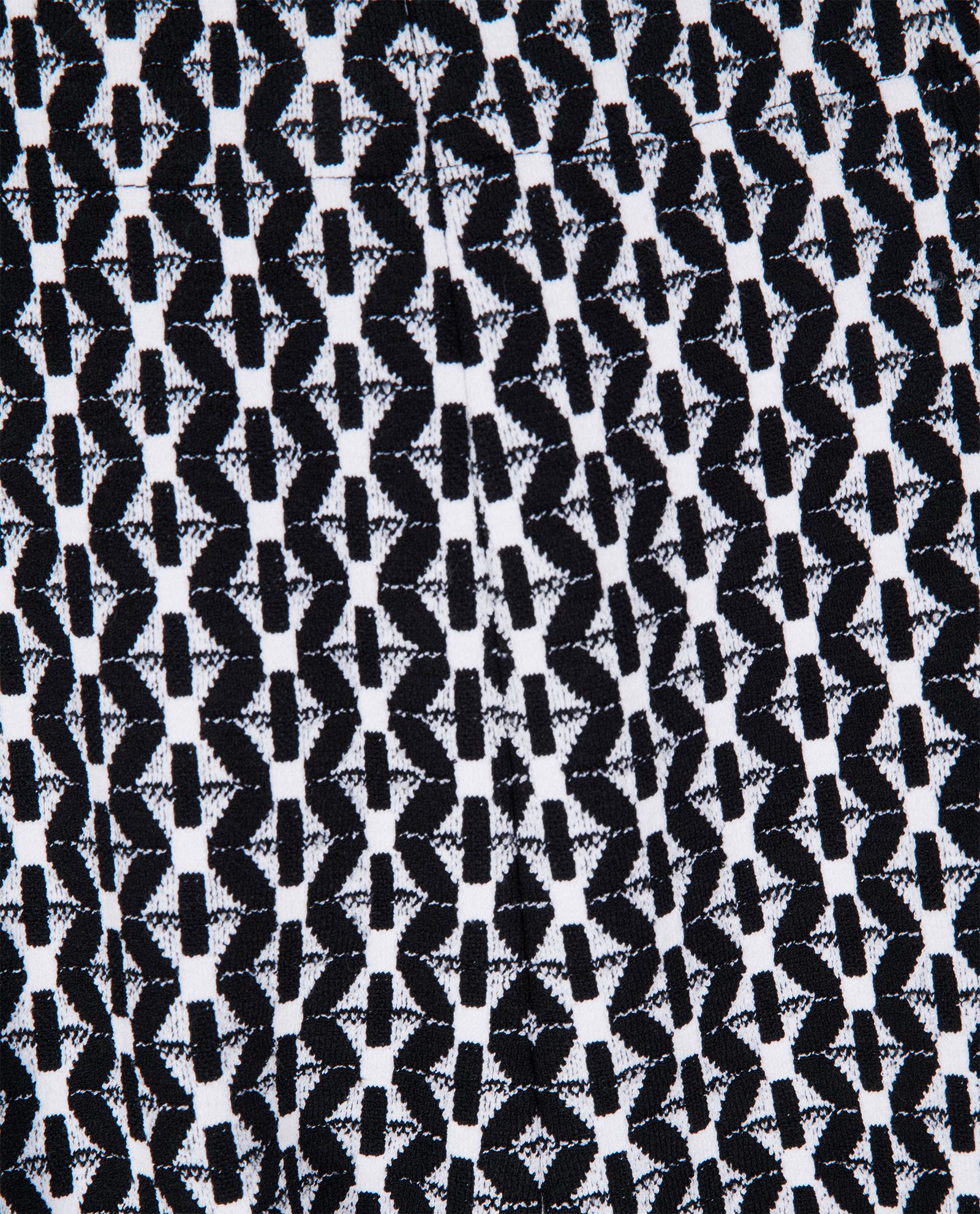 Alaia Patterned Wide Leg Trousers, &pound;350, Clothing, Black/White, Viscose, Other view