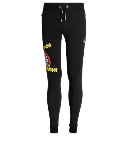 Balmain Logo Print Joggers, front view