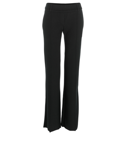 Balmain Flared Trousers, &pound;295, Clothing, Black, Cotton, Front view