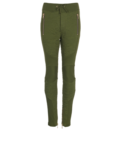 Balmain Camo Embroidered Joggers, front view