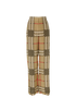 Burberry Pixel Check Wide-Leg Trousers, front view