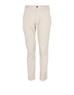 Burberry EKD Embroidered Trousers, Mens, Cotton, Beige, Sz L, 3*