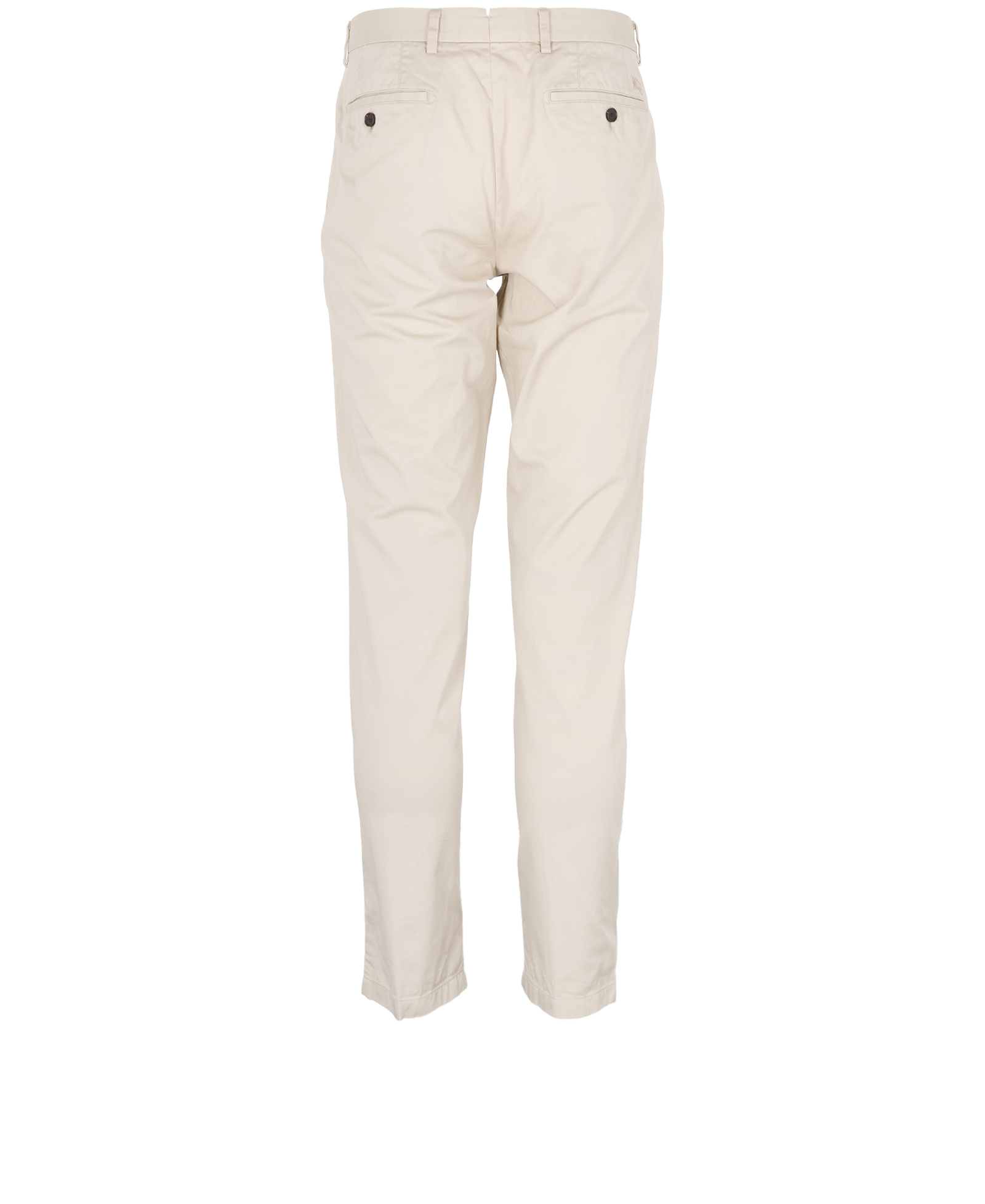 Burberry EKD Embroidered Trousers, &pound;90, Clothing, Beige, Cotton, Back view