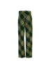 Burberry Giant Check Trousers, &pound;140, Clothing, Green, Wool, Back view