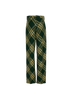 Burberry Giant Check Trousers, &pound;140, Clothing, Green, Wool, Back view