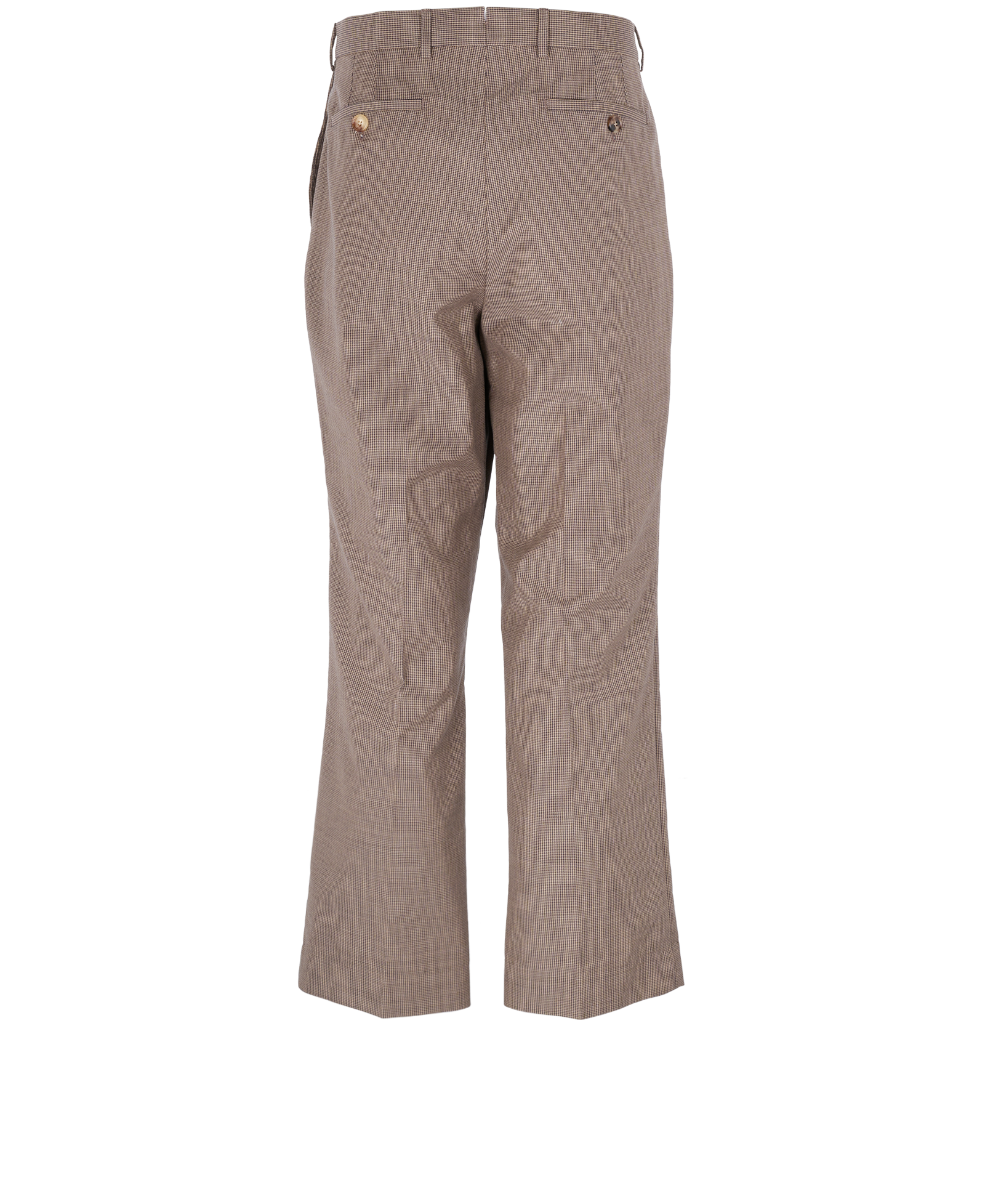 Burberry Check Trousers, &pound;140, Clothing, Brown, Cotton/Wool, Back view