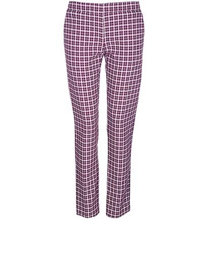Burberry Checked Tapered Trousers, front view