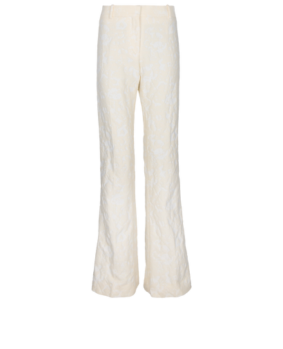 Celine Flower Applique Trousers, front view