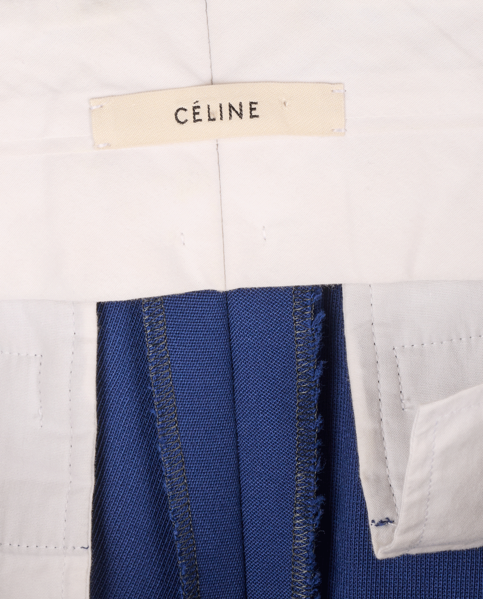 Celine Cropped Trousers, &pound;110, Clothing, Blue, Wool, Other view