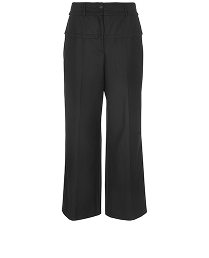 Chanel 3/4 Cropped Wide Trousers, front view