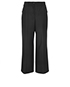 Chanel 3/4 Cropped Wide Trousers, front view