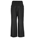 Chanel 3/4 Cropped Wide Trousers, back view