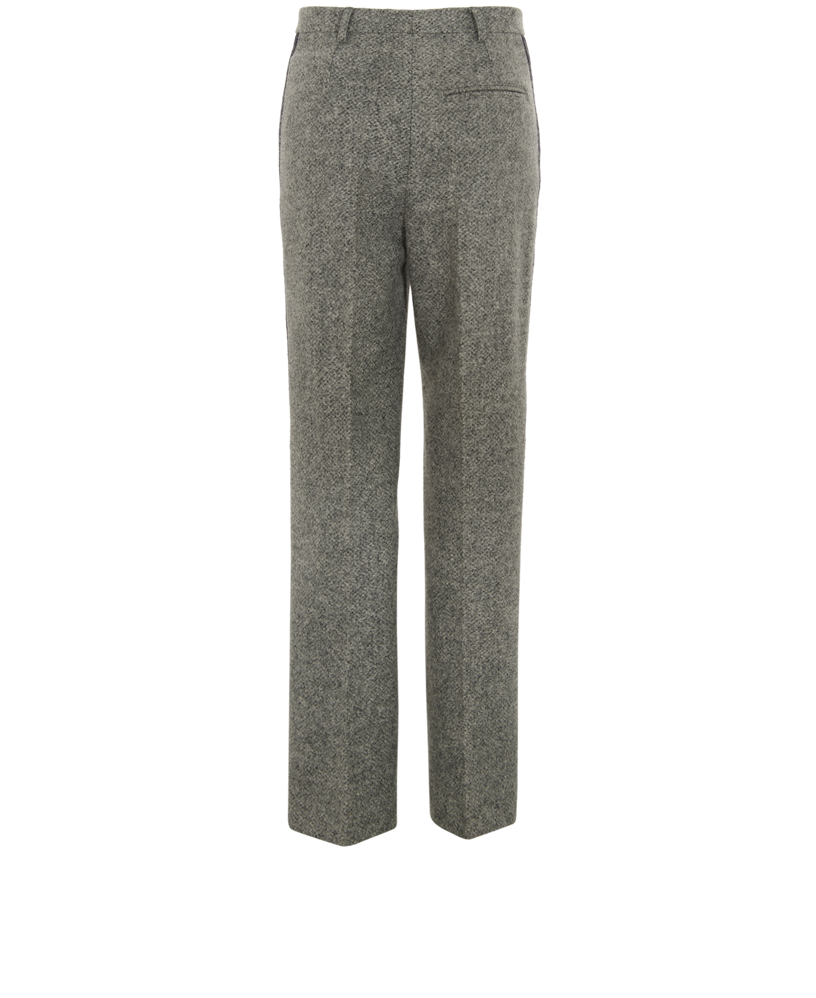 Chanel Striped Trousers, &pound;495, Clothing, Grey, Wool, Back view