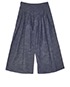 Chanel Denim Culottes, back view