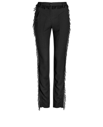 Chanel Fringe Trim Trousers, front view