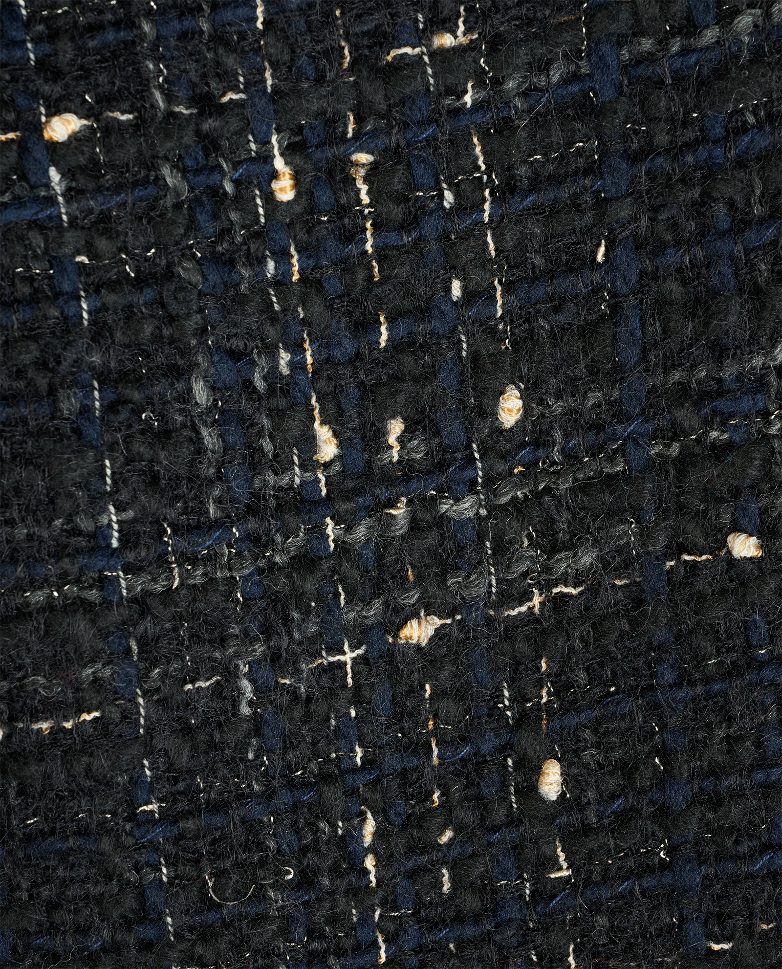 Chanel Tweed Trousers, &pound;320, Clothing, Black, Wool, Other view