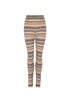 Chanel Logo Knitted Leggings, front view