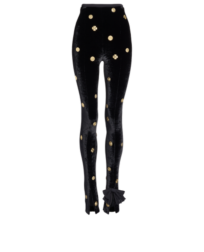 Chanel 21A Embellished Leggings, front view