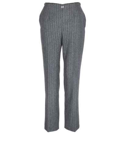 Chanel Pinstripe Trousers, front view