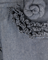 Chanel Denim Camelia Trousers, other view