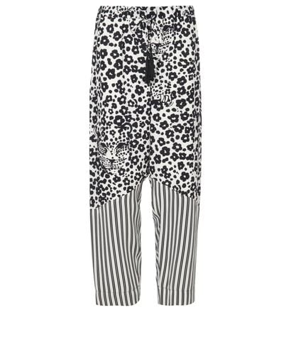 See By Chloe Leopard Print Trousers, front view
