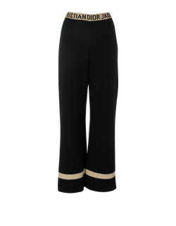 Christian Dior Logo Trousers, Cashmere, Black, UK8, 2*