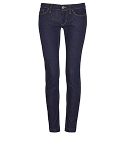 Dolce and Gabbana Denim Low Rise Jeans, Cotton, Blue, 6, 2*