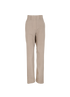 Fendi Straight-Leg Trousers, &pound;180, Clothing, Beige, Wool, Front view