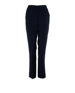 Fendi Straight-Leg Trousers, Wool, Navy UK6, 2*