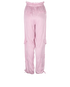 Ganni Washed Satin Trousers, back view