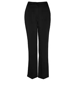 Givenchy Straight Cut Trousers, Viscose, Black, UK 12