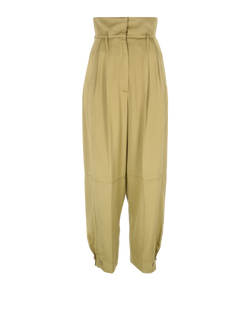 Givenchy Cargo Trousers, Viscose, Green, UK6, 3*