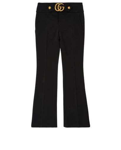 Gucci GG Marmont Buckle Trousers, front view