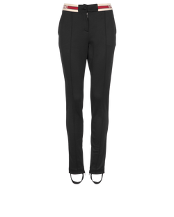 Gucci Logo Elasticated Waistband Trousers, Black, Viscose, Sz S, 3*