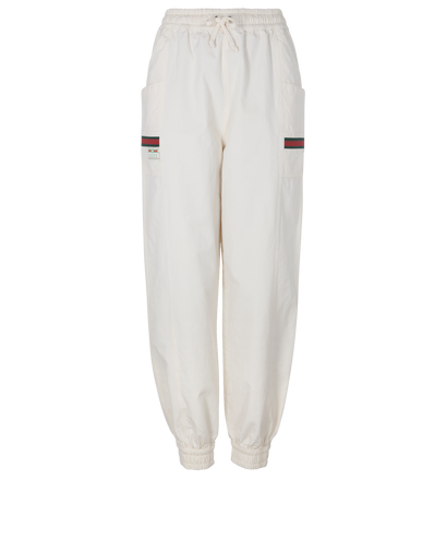 Gucci Logo Patch Joggers, front view