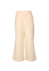 Gucci Cropped Wide Leg Trousers, £250, Clothing, Cream, Wool, Front view
