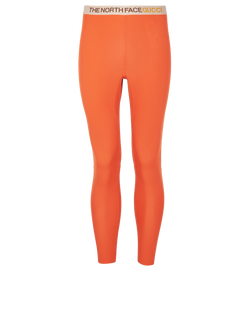 Gucci x North Face Technical Fleece Trousers, Polyester, Orange, Sz S, 3*