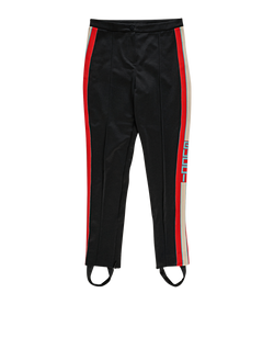 Gucci Stirrup Stripe Leggings, Cotton Polyester, Black/ Red, XS, 3*