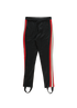 Gucci Stirrup Stripe Leggings, &pound;150, Clothing, Black/Red, Polyester Mix, Back view