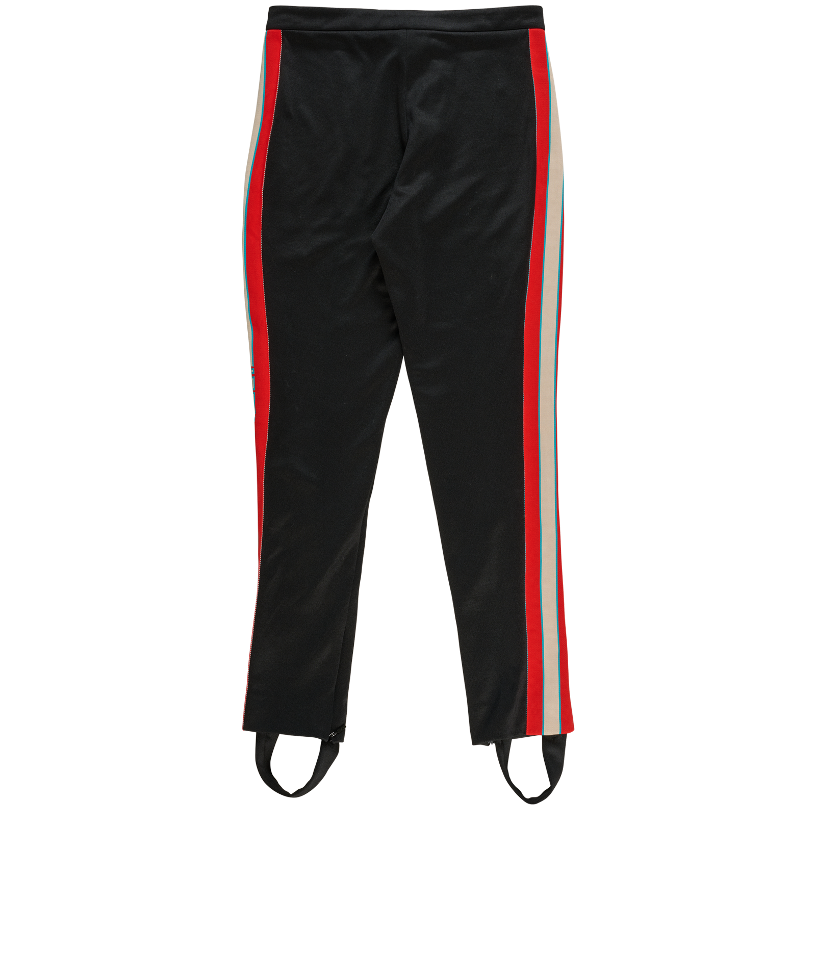 Gucci Stirrup Stripe Leggings, &pound;150, Clothing, Black/Red, Polyester Mix, Back view