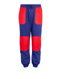 Gucci x The North Face Joggers, Mens, Cotton, Blue/Red, Sz M, 2*