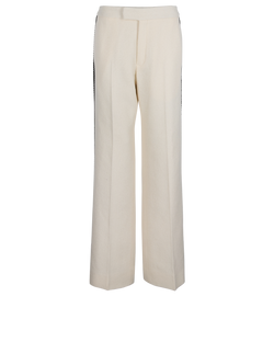 Gucci Interlocking GG Tweed Trousers, Wool, Cream, UK14, 4*