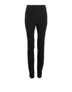 Gucci Zip-Side Stretch Trousers, Polyester, Black, UK10, 3*