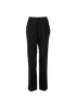Gucci Buckle-Detail Trousers, &pound;180, Clothing, Black, Silk, Front view