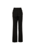 Gucci Buckle-Detail Trousers, &pound;180, Clothing, Black, Silk, Back view