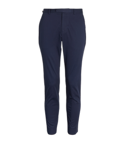 Gucci Straight Leg Trousers, Cotton, Navy, UK 8, 3*
